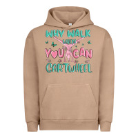 Pigment Burro why walk then you can cartwheel Urban Hoodie - MaliasSmallBusiness