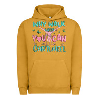 Pigment Peanut Butter why walk then you can cartwheel Urban Hoodie - MaliasSmallBusiness