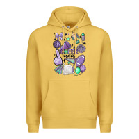 Antique Gold cheer mom Premium Hoodie - MaliasSmallBusiness