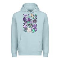 Blue Mist cheer mom Premium Hoodie - MaliasSmallBusiness