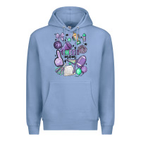 Colony Blue cheer mom Premium Hoodie - MaliasSmallBusiness