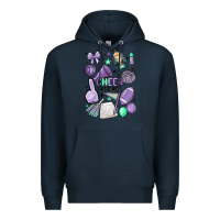 Navy cheer mom Premium Hoodie - MaliasSmallBusiness