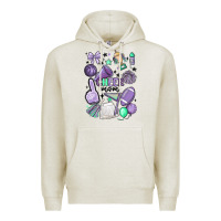Oatmeal Heather cheer mom Premium Hoodie - MaliasSmallBusiness