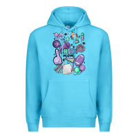 Ocean Blue cheer mom Premium Hoodie - MaliasSmallBusiness