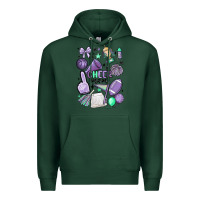 Sports Green cheer mom Premium Hoodie - MaliasSmallBusiness