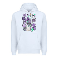 White cheer mom Premium Hoodie - MaliasSmallBusiness