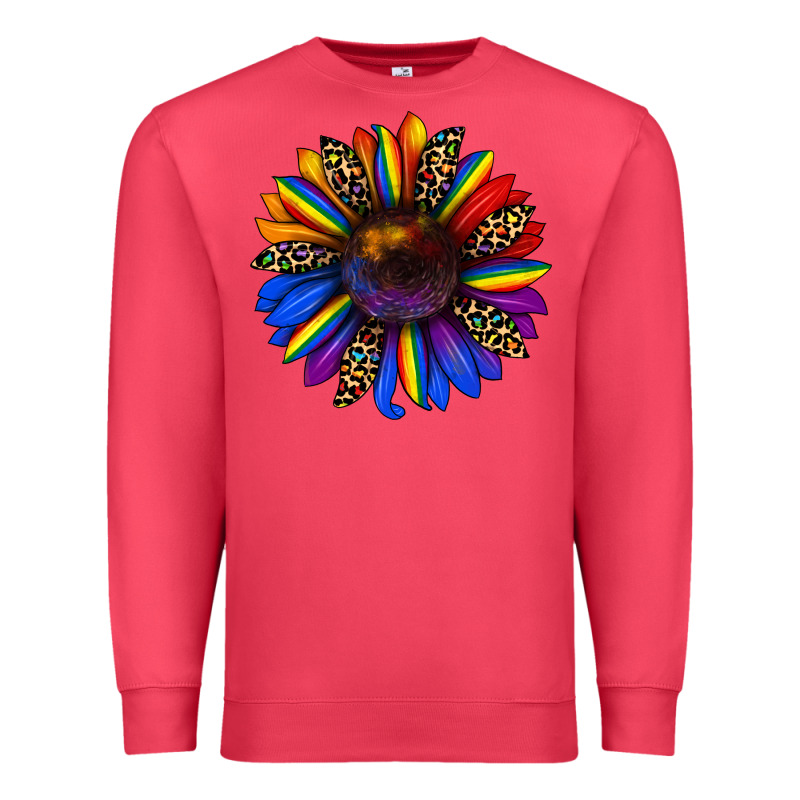 Pride Sunflower Premium Sweatshirt by JahusDesignShop | Teevron