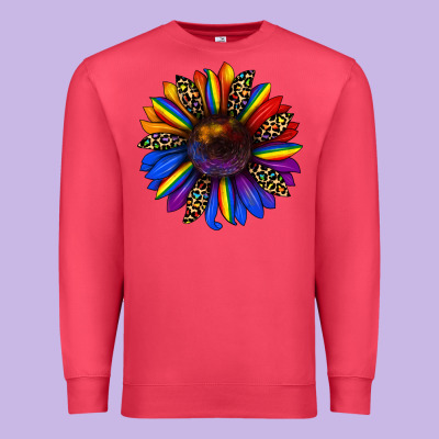 Pride Sunflower Premium Sweatshirt Designed By Jahusdesignshop