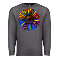 Charcoal Heather pride sunflower Premium Sweatshirt - JahusDesignShop