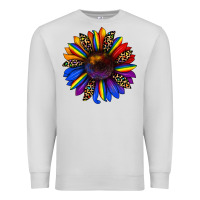 Dove Grey pride sunflower Premium Sweatshirt - JahusDesignShop