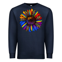 Navy pride sunflower Premium Sweatshirt - JahusDesignShop