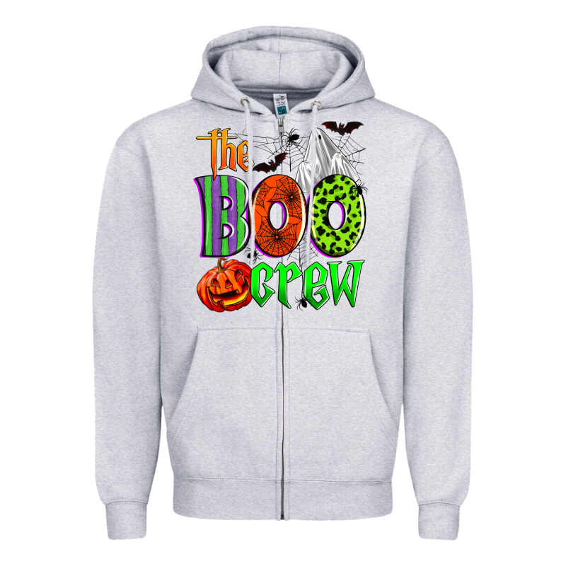 The Boo Crew Zipper Hoodie by Zillion Design Studio | Teevron