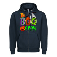 Navy the boo crew Zipper Hoodie - Zillion Design Studio