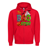 Red the boo crew Zipper Hoodie - Zillion Design Studio