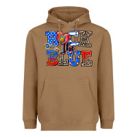 Toasted Coconut back the blue Heavyweight Hoodie - AdoDesignShop