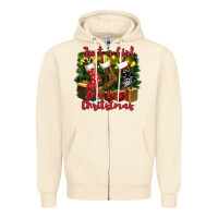 Sandshell just a girl who loves christmas Zipper Hoodie - RanaPortraitStore