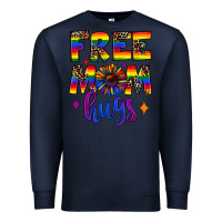 Navy free mom hugs Premium Sweatshirt - JahusDesignShop