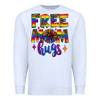 White free mom hugs Premium Sweatshirt - JahusDesignShop