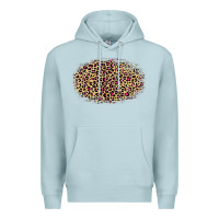 Blue Mist Leopard Pattern Premium Hoodie - RanaPortraitStore
