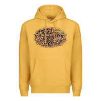 Mustard Leopard Pattern Premium Hoodie - RanaPortraitStore
