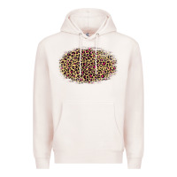 Pale Pink Leopard Pattern Premium Hoodie - RanaPortraitStore