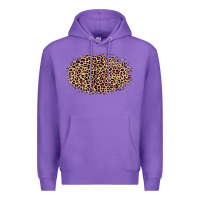 Purple Leopard Pattern Premium Hoodie - RanaPortraitStore