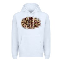 White Leopard Pattern Premium Hoodie - RanaPortraitStore