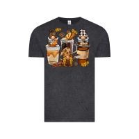Vintage Black Coffee gnome Vintage Tee - BarkalooDesign