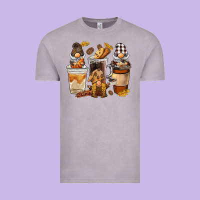Coffee Gnome Vintage Tee Designed By Barkaloodesign