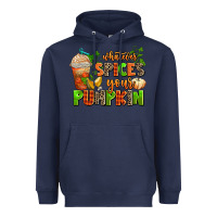 Navy whatever spices your pumpkin Heavyweight Hoodie - AdoDesignShop