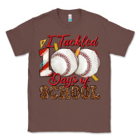 Chestnut i tackled 100days of school baseball Classic Tee - texasbilliewilder
