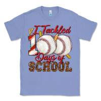 Colony Blue i tackled 100days of school baseball Classic Tee - texasbilliewilder