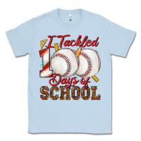 I Tackled 100days Of School Baseball Classic Tee | Teevron