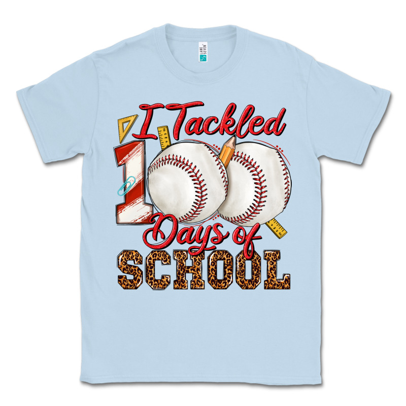 I Tackled 100days Of School Baseball Classic Tee by texasbilliewilder | Teevron