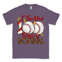 Lavender i tackled 100days of school baseball Classic Tee - texasbilliewilder