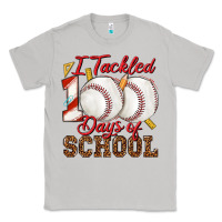 Moon Dust i tackled 100days of school baseball Classic Tee - texasbilliewilder