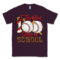 Plum i tackled 100days of school baseball Classic Tee - texasbilliewilder