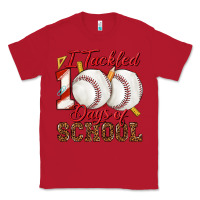 Red i tackled 100days of school baseball Classic Tee - texasbilliewilder