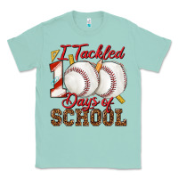 Seafoam i tackled 100days of school baseball Classic Tee - texasbilliewilder