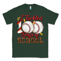 Sports Green i tackled 100days of school baseball Classic Tee - texasbilliewilder