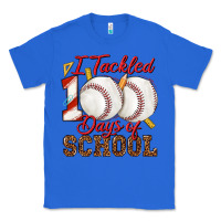 True Royal i tackled 100days of school baseball Classic Tee - texasbilliewilder