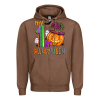 Chestnut my 1st halloween Zipper Hoodie - Zillion Design Studio