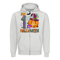 Dove Grey my 1st halloween Zipper Hoodie - Zillion Design Studio