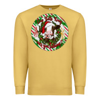 Antique Gold Christmas cow bells ring are you listening Premium Sweatshirt - Artiststas