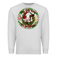 Dove Grey Christmas cow bells ring are you listening Premium Sweatshirt - Artiststas