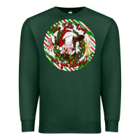 Sports Green Christmas cow bells ring are you listening Premium Sweatshirt - Artiststas