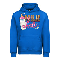 Cobalt milkaholic girls Urban Hoodie - NancyCooperArtShop