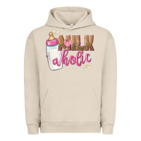 Pigment French Oak milkaholic girls Urban Hoodie - NancyCooperArtShop