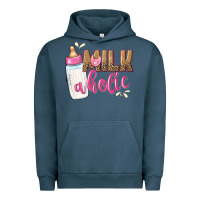 Pigment Midnight Navy milkaholic girls Urban Hoodie - NancyCooperArtShop