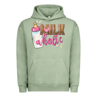 Pigment Oil Green milkaholic girls Urban Hoodie - NancyCooperArtShop